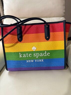 Kate Spade Large Pride Rainbow Tote Bag